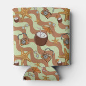 Kokosnoten & Camera's Vakantie Mode Koelboxxen Blikjeskoeler (Achterkant)