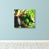 Kokosnoten ~ Canvas Kunst ~ Trinidad (Insitu (Houten vloer))