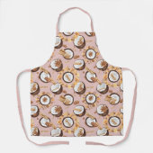 Kokosnoten en specerijen roze schort (Voorkant)