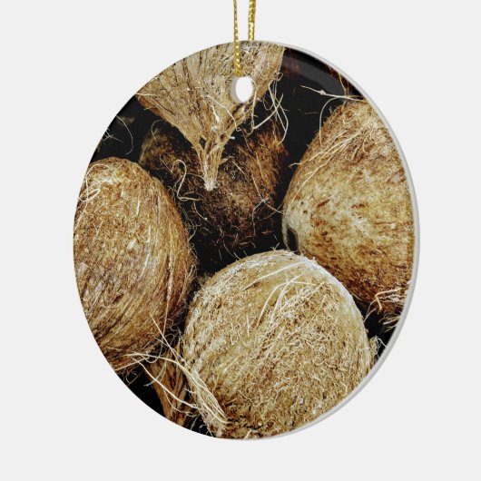 kokosnoten keramisch ornament (Links)