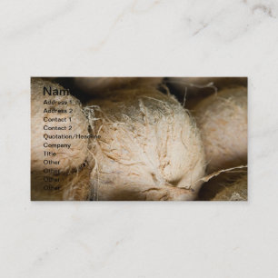 kokosnoten visitekaartje