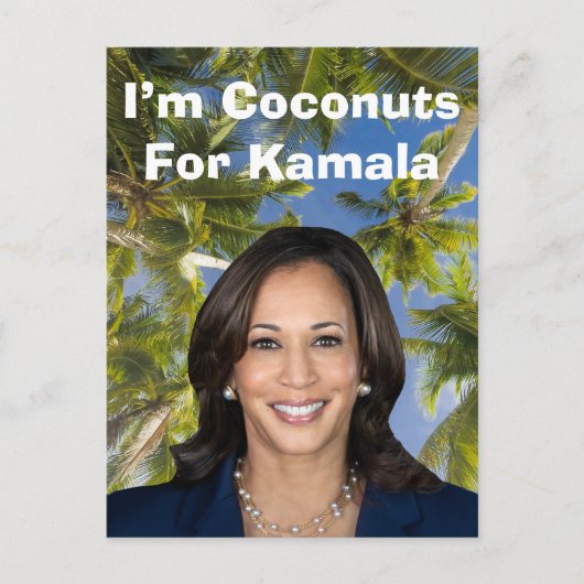 Kokosnoten voor Kamala Briefkaart (Voorkant)
