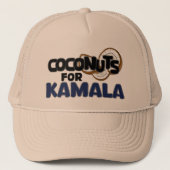 Kokosnoten voor Kamala Harris Funny Coconut Tree M Trucker Pet (Voorkant)