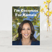 Kokosnoten voor Kamala Kaart (Gele Bloem)