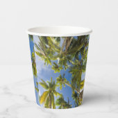 Kokosnoten voor Kamala Papieren Bekers (Achterkant)