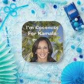 Kokosnoten voor Kamala Papieren Bordje (Feest)