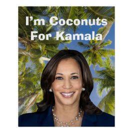 Kokosnoten voor Kamala Perfect Poster
