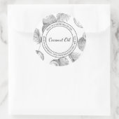 Kokosolie Schets Modern label (Tas)