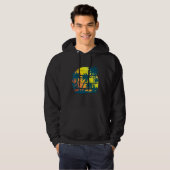 Kokospalm Trees Summer Vacation Beach Tropical Hoodie (Voorkant volledig)