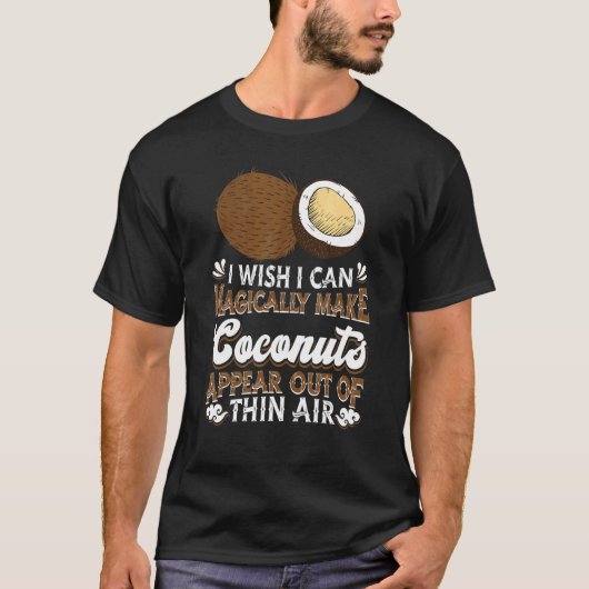 Kokospalm Zomer Strand Tropisch Fruit Coco T-shirt (Voorkant)