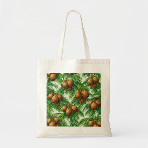 Kokospalmbladeren Patroon Tote Bag