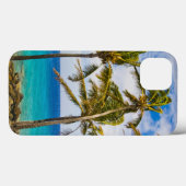 Kokospalmbomen (Cocos nucifera) die in Case-Mate iPhone Case (Achterkant (horizontaal))