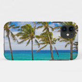Kokospalmbomen (Cocos nucifera) die in Case-Mate iPhone Case (Achterkant (horizontaal))