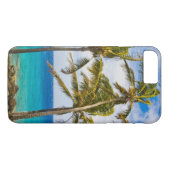Kokospalmbomen (Cocos nucifera) die in Case-Mate iPhone Case (Achterkant (Horizontaal))