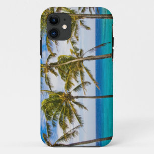 Kokospalmbomen (Cocos nucifera) wiegen in iPhone 11 Hoesje