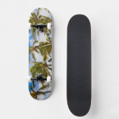 Kokospalmbomen (Cocos nucifera) wiegen in Persoonlijk Skateboard (Voorkant)