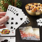 Kokospalmbomen tegen de zon pokerkaarten (Insitu)