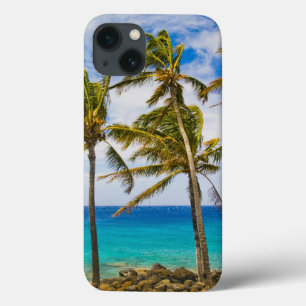 Kokospalmboom (Cocos nucifera) wiegend in Case-Mate iPhone Case