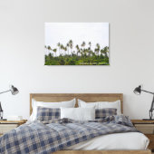 Kokospalmboom Eiland Landschap Reis Foto Canvas Afdruk (Insitu (Slaapkamer))