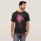 Kokospalmboom in roze t-shirt (Voorkant volledig)