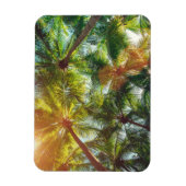 Kokospalmen op de strand magneet (Verticaal)