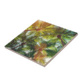 Kokospalmen op de strand tegeltje (Zijkant)