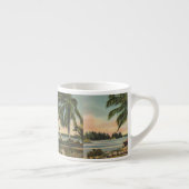  kokospalmen Tropische bries zonsondergang Espresso Kop (Rechts)