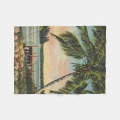  kokospalmen Tropische bries zonsondergang Fleece Deken (Voorkant (Horizontaal))