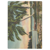  kokospalmen Tropische bries zonsondergang Klembord (Achterkant)