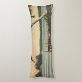  kokospalmen Tropische bries zonsondergang Lichaamskussen (Achterkant (Verticaal))