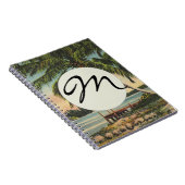  kokospalmen Tropische bries zonsondergang Notitieboek (Rechterzijde)