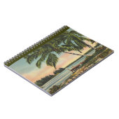  kokospalmen Tropische bries zonsondergang Notitieboek (Linkerzijde)