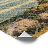  kokospalmen Tropische bries zonsondergang Poster (Hoek)