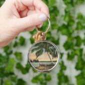 kokospalmen Tropische bries zonsondergang Sleutelhanger (Hand)