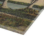  kokospalmen Tropische bries zonsondergang Snijplank (Hoek)