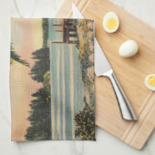 kokospalmen Tropische bries zonsondergang Theedoek (Quarter Fold)