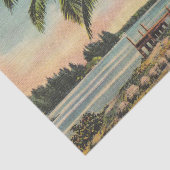  kokospalmen Tropische bries zonsondergang Tissuepapier (Detail)