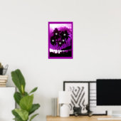 Kokospalmgeesten kunst poster (Thuiskantoor)