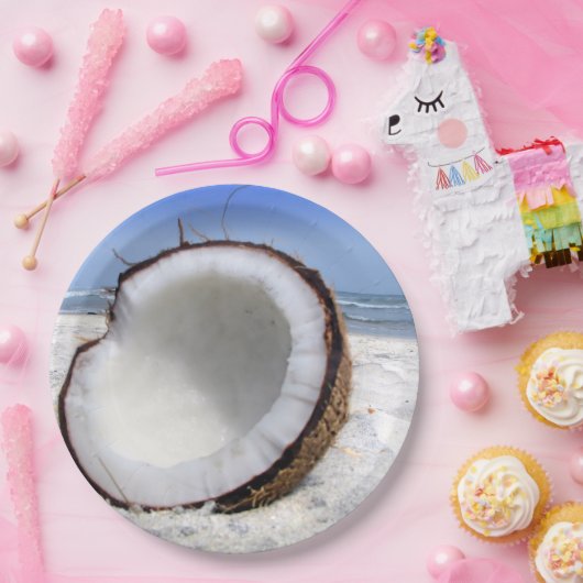 Kokospapier Borden Papieren Bordje (Feest)