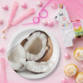 Kokosschelp verwijderbare papieren Borden Papieren Bordje (Feest)