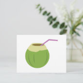 Kokosse Drink Briefkaart (Staand voorkant)