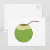 Kokosse Drink Briefkaart (Voorkant / Achterkant)