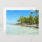 Kokosstrand briefkaart (Voorkant / Achterkant)