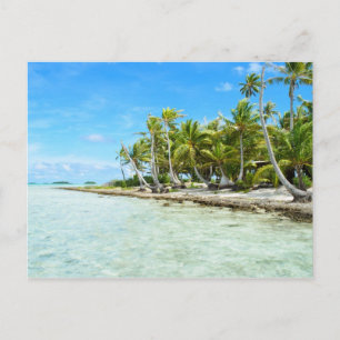 Kokosstrand briefkaart