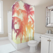 Kokosstrand:  tropische warmte. douchegordijn (In situ)