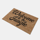 kokostextuur Welkom in het Oerwoud Deurmat (Schuin)