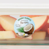 Kokosvruchten Labels (Aangebracht)