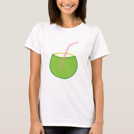 Kokoswater Kokosfruit T-shirt (Voorkant)