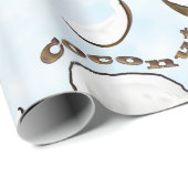 Kokosworpvruchten Cadeaupapier (Rol Hoek)