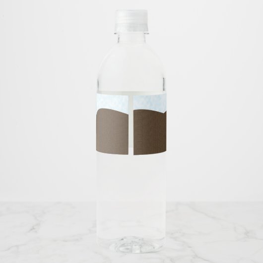 Kokosworpvruchten Waterfles Etiket (Achterkant)